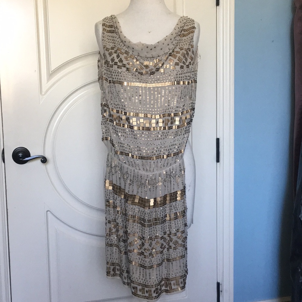 MANGO MNG sequin dress